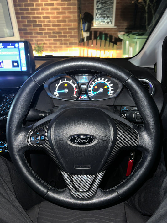alt=ford fiesta carbon steering wheel cover