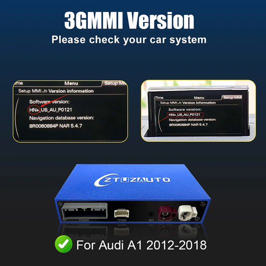 Audi A1 Apple Carplay Screen