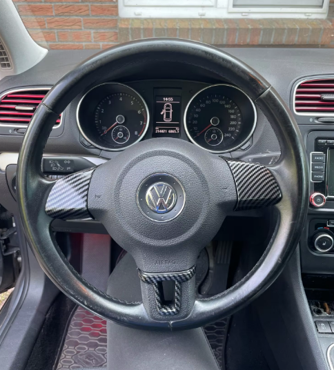 Essentials Volkswagen Carbon Steering Cover