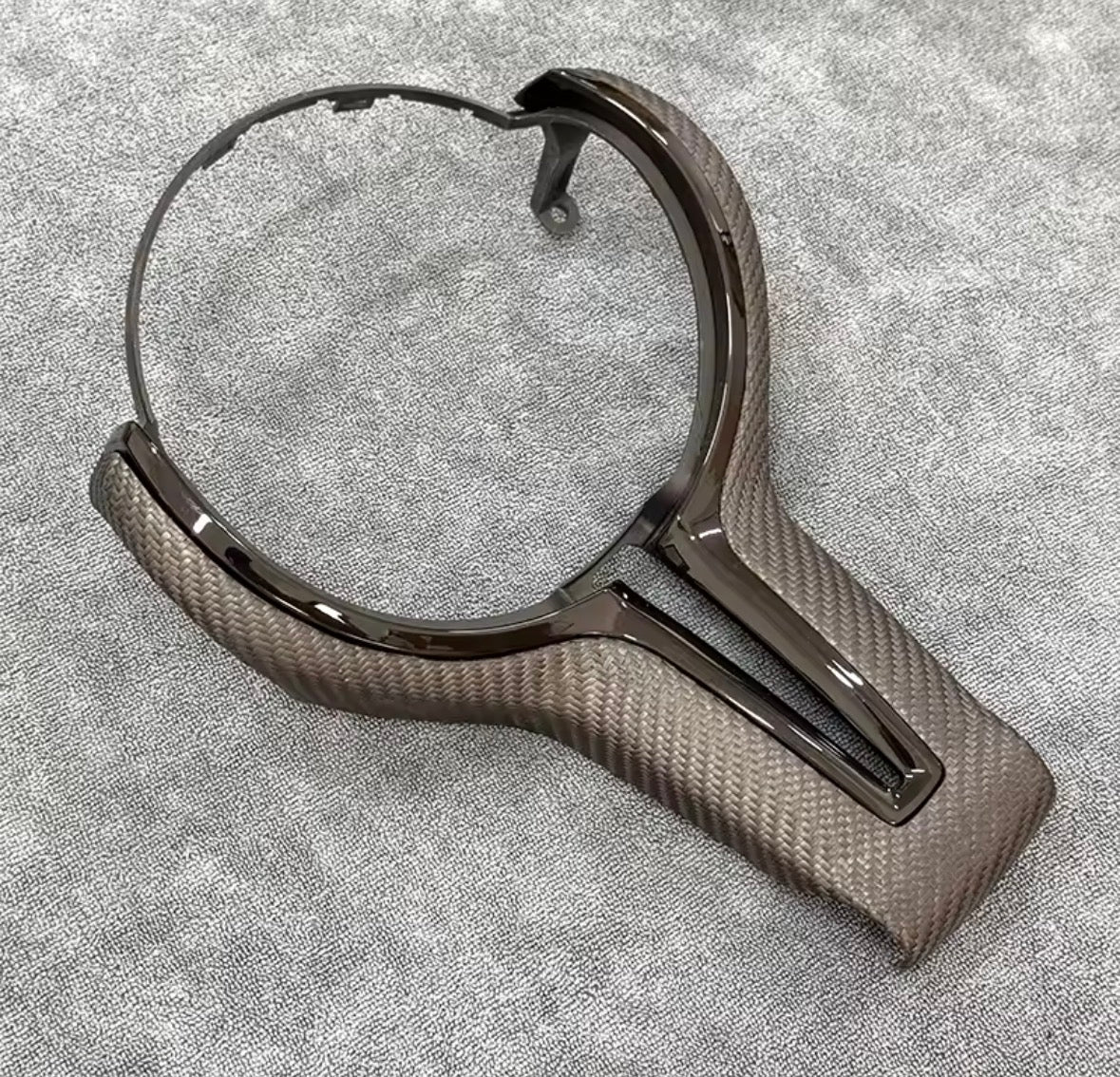 BMW Carbon Steering Wheel Trim