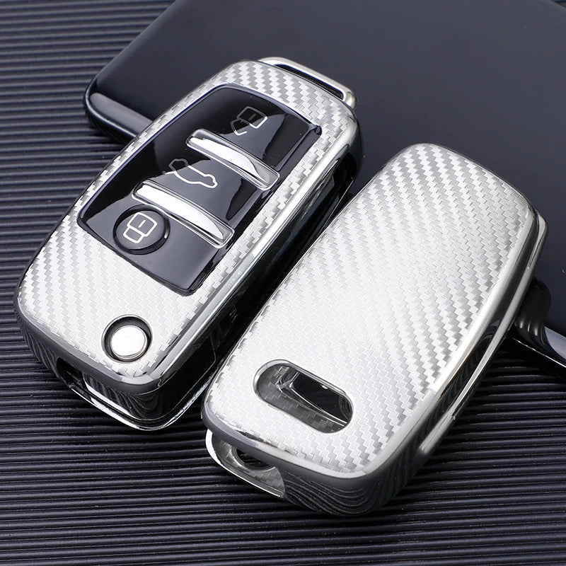 Essentials Audi Carbon Key