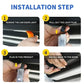 Step-by-step guide on how to install a car door light with clear instructions.